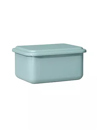 RIESS | Recipiente de almacenamiento con tapa 15x11x7cm verde salvia | 